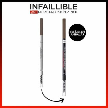 L'Oreal Infallible Brows 24h Micro Precision Pencil Automatic Eyebrow Pencil Light Brunette - Maison des fragrances