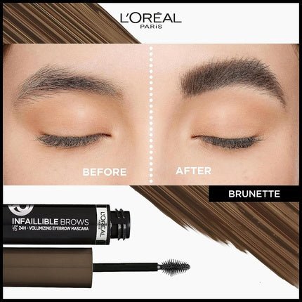 L'Oreal Infallible Brows Eyebrow Gel 3.0 Brunette 4.9ml - Maison des fragrances