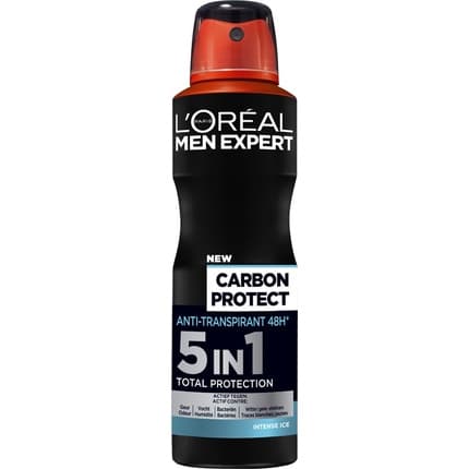 L'Oréal L'Oreal Paris Expert Deodorant Carbon Intense Ice Refreshing And Longlasting Protection Déodorant (Déo) Homme - Maison des fragrances