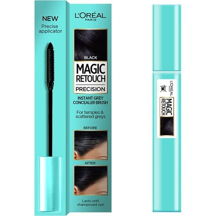 L'Oreal Magic Retouch Black Precision Instant Grey Concealer Brush 8ml - Maison des fragrances