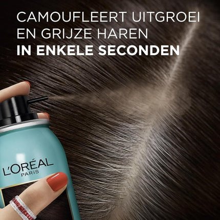 L'Oreal Magic Retouch Instant Root Touch Up Spray Mahogany Medium Brown 75ml - Maison des fragrances