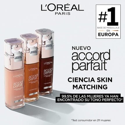 L'Oréal Paris Accord Parfait Foundation Natural Effect 30ml 5.5.N Soleil/Sun - Maison des fragrances