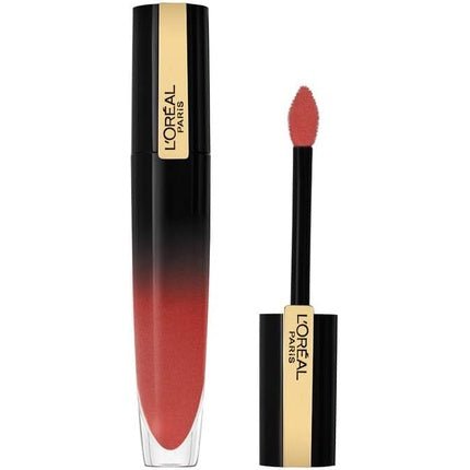 L'Oreal Paris Brilliant Signature High Shine Colour Orange Red Lip Ink 303 Be Independent Orange 1 Count - Maison des fragrances