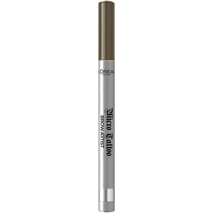 L'Oreal Paris Brow Artist Micro Tattoo 24HR Eyebrow Definer 105 Brunette 1 Count - Maison des fragrances