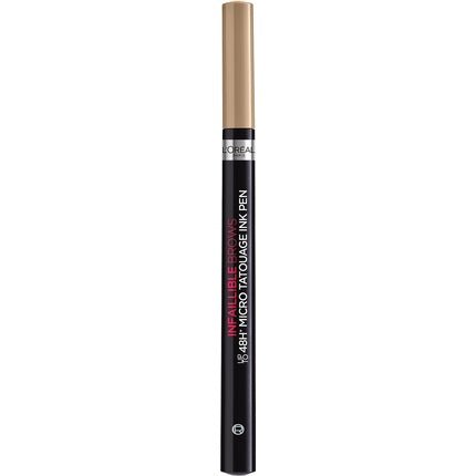 L'Oreal Paris Brow Artist Micro Tattoo 24hr Eyebrow Definer 107 Light Brunette - Maison des fragrances