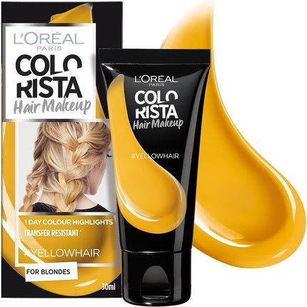 L'Oréal Paris Colorista Hair Make Up Number 8 30ml Yellow - Maison des fragrances