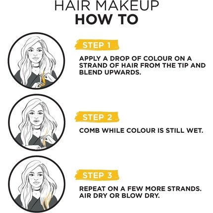L'Oréal Paris Colorista Hair Make Up Number 8 30ml Yellow - Maison des fragrances