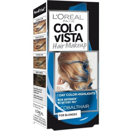 L'Oréal Paris Colovista Hair Makeup 1 - Day Color Highlights 1 Cobalt Hair - Maison des fragrances