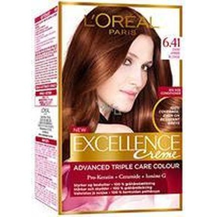 L'Oréal Paris Excellence Creme Triple Protection 100 Black Permanent Hair Color 48ml - Maison des fragrances
