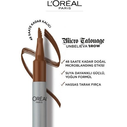 Loreal Paris Eyebrow Pencil Micro Tatouge 109 Ebony - Maison des fragrances