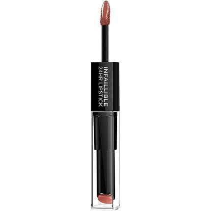L'Oreal Paris Infallible 24HR 2 Step Lipstick 312 Incessant Russet Incessant 1 Count - Maison des fragrances