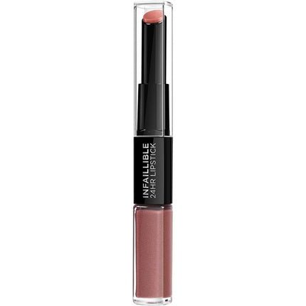 L'Oreal Paris Infallible 24HR 2 Step Lipstick 312 Incessant Russet Incessant 1 Count - Maison des fragrances