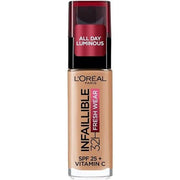 L'Oréal Paris Infallible 32H Fresh Wear Foundation Full Coverage Longwear Weightless Smooth Finish Water Proof Transfer Proof with Vitamin C SPF 25 30ml - Maison des fragrances