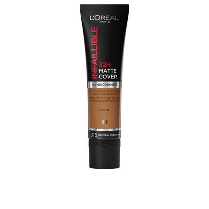 L'Oreal Paris Infallible 32H Matte Foundation Cover 315 Neutral Undertone 30ml - Maison des fragrances