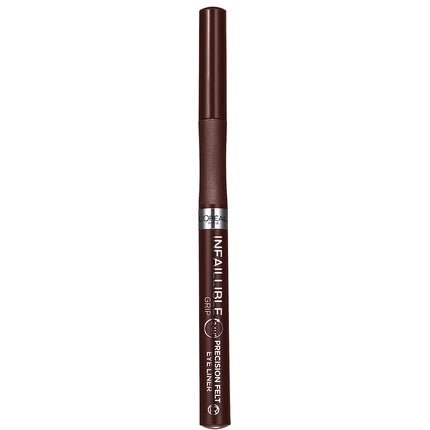 L'Oréal Paris Infallible Grip Precision Felt 0.4mm 27H Longwear Eyeliner Brown - Maison des fragrances
