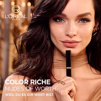 L'Oréal Paris Lipstick for a Matte Finish and 16 Hours Long Lasting, Color Riche Intense Volume Matte Nude, Shade: 550 Le Nude Daring 1.8g - Maison des fragrances
