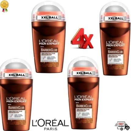 L'Oréal Paris L'Oral Paris Expert Barber Club Deodorant Rollon Barber Club Déodorant (Déo) Homme 50ml - Maison des fragrances