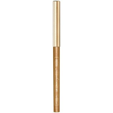 L'Oreal Paris Makeup Le Liner Signature Mechanical Eyeliner Easy - Glide Smudge Resistant Bold Color Long Lasting Waterproof Eyeliner Gold Velvet 0.011 oz Pack of 2 - Maison des fragrances