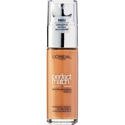 L'Oréal Paris Perfect Match Makeup Liquid Foundation with Hyaluronic and Aloe Vera 30ml Golden Toffee - Maison des fragrances
