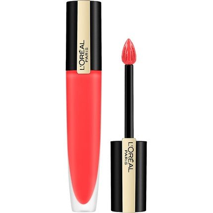 L'oreal Paris Rouge Signature 132 I Radiate Matte Permanent Coral Lipstick 7ml - Maison des fragrances