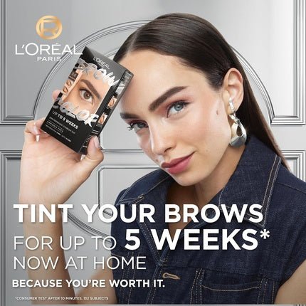 L'Oréal Paris Semi - Permanent Eyebrow Tint Lasts up to 5 Weeks Visible Results in 5 Minutes Ammonia Free Brow Colour Shade 6.0 Light Brunette - Maison des fragrances