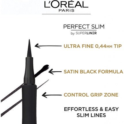 L'Oreal Paris Superliner Perfect Slim Liquid Eyeliner Intense Black - Maison des fragrances