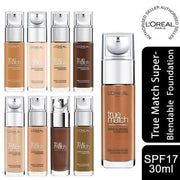 L'Oreal Paris True Match Liquid Foundation SPF 17 30ml - Maison des fragrances