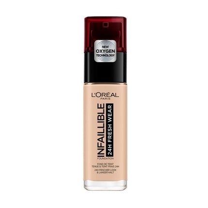 L'Oréal Paris Waterproof and Long - Lasting Liquid Foundation with SPF 25 Infaillible 32H Fresh Wear Makeup 30ml 25 Rose Ivory - Maison des fragrances