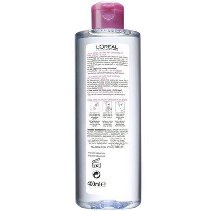 L'Oreal Skin Expert Soft Micellar Water Sensitive Skins 400ml - Maison des fragrances