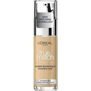 L'Oreal True Match Foundation - D3 - W3 Golden Beige, 30ml - Maison des fragrances