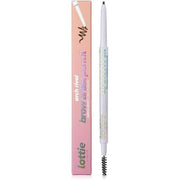 Lottie London Arch Rival Brow Artist in Dark Brown Retractable Eyebrow Pencil Ultra - fine Brow Brush for High - definition Ultra - precise Hair - like Effect - Maison des fragrances