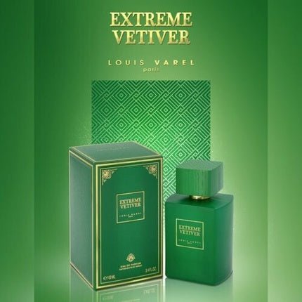 Louis Varel Extreme Vetiver - Louis Varel French Arabian Perfume Unisex Eau de Parfum (EDP) Mixte 100ml - Maison des fragrances