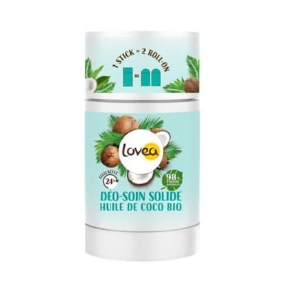 Lovea Deostick Solid Care Organic Coconut Oil Natural Deodorant Déodorant (Déo) Mixte - Maison des fragrances
