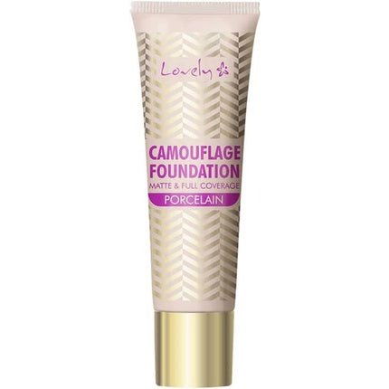 Lovely Camouflage Foundation Matt & Full Coverage - 1 Porcelain, 25g - Maison des fragrances