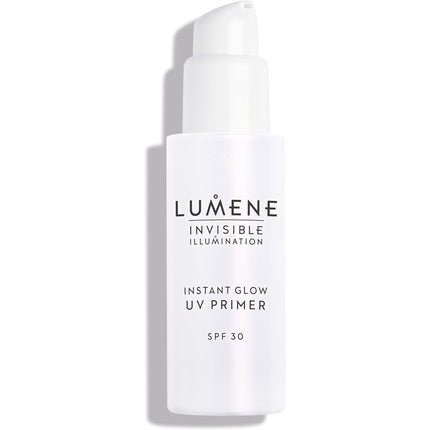 Lumene Invisible Illumination Instant Glow SPF 30 UV Primer 30ml Radiance Boosting Facial Fluid with Brightening Nordic Willowherb Algae Extracts and Vitamin E - Maison des fragrances