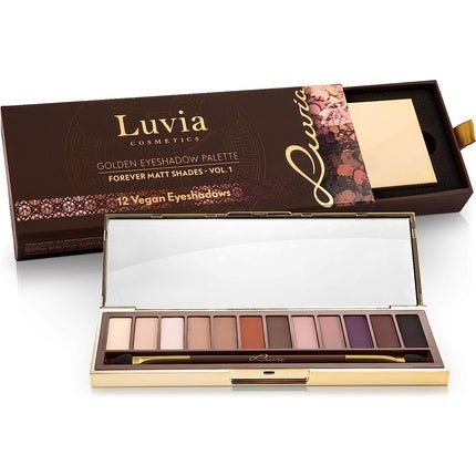 Luvia Cosmetics Eye Shadow Palette with 12 Matte Shades - Limited Gift Box - Maison des fragrances