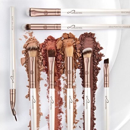Luvia Eye Brush Set All Eye Want Eyeshadow Makeup Brush Set Perfect Blending & Application 8 Vegan Cosmetic Brushes - Maison des fragrances