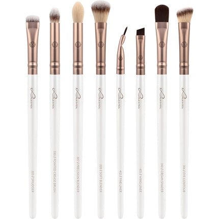 Luvia Eye Brush Set All Eye Want Eyeshadow Makeup Brush Set Perfect Blending & Application 8 Vegan Cosmetic Brushes - Maison des fragrances