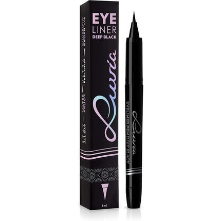 Luvia Waterproof Eyeliner Pen Ultra Matte and Deep Black Vegan and Cruelty - Free - Maison des fragrances