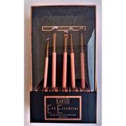 Luxie Rose Gold Eye Essential Makeup Brush Set - Maison des fragrances