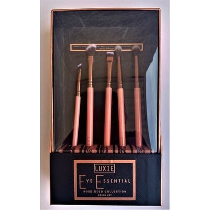 Luxie Rose Gold Eye Essential Makeup Brush Set - Maison des fragrances