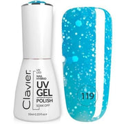 Luxury Hybrid Nail Polish with Holographic Particles 119 Cooler Bl - Maison des fragrances