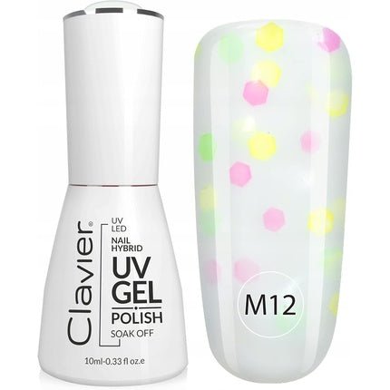 Luxury Nail Hybrid UV Gel Polish 10ml Bottle with Applicator Lasts up to 3 Weeks for UV and LED Lamps Curing 2 Minutes in UV or 30 Seconds in LED Light Device Papita - Maison des fragrances