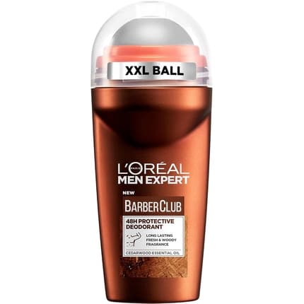 L'Oréal Men Expert Barber Club Deodrant Cedarwood Fragrance Roll-on 50ml