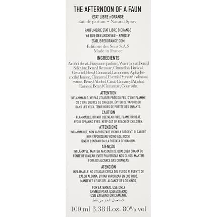 Etat Libre D'Orange The Afternoon Of A Faun Eau de Parfum Mixte 100 ml