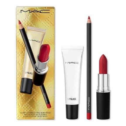 Mac Claim To Flame Lip Trio Ruby Woo - Maison des fragrances