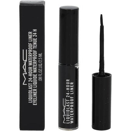 MAC Liquidlast 24 - Hour Waterproof Liner Point Black 2.5ml - Maison des fragrances