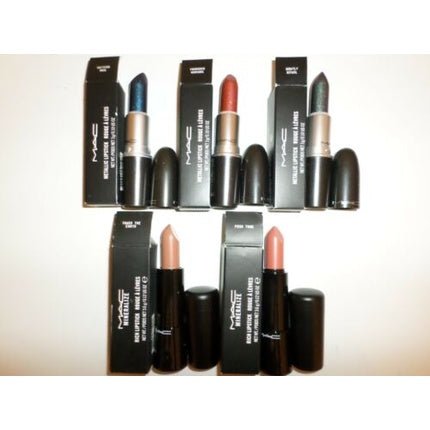 MAC Metallic Mineralize Rich & Powder Kiss Love Me Lipstick F/S 3g & 3.6g - Maison des fragrances