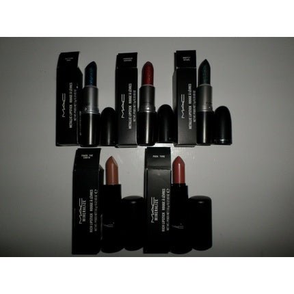 MAC Metallic Mineralize Rich & Powder Kiss Love Me Lipstick F/S 3g & 3.6g - Maison des fragrances