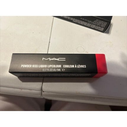 MAC Powder Kiss Liquid Lipcolour Shade 984 Billion $ Smile 5ml 0.17oz - New In Box - Maison des fragrances
